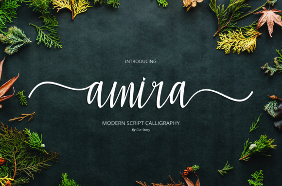 Amira: A Script Font That Adds Personality to Your Campaigns