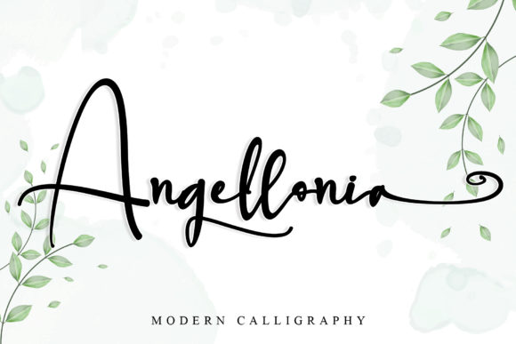 Angellonia: A Modern Handwritten Font for Web Design