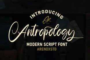 Anthropology: A Script Font for Powerful Digital Branding