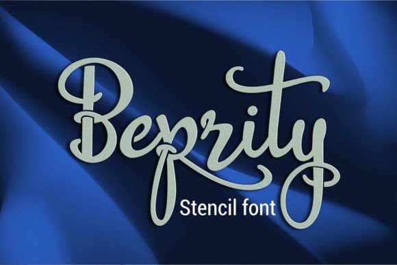 Beprity Stencil: A Script Font for Creative Campaigns