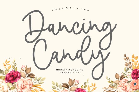 Dancing Candy: A Script Font for Dynamic Digital Campaigns