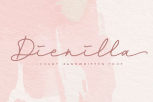 Dienilla: A Script Font for Editorial Elegance