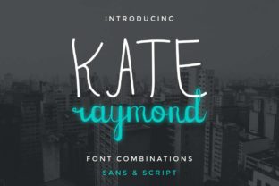 Kate Raymond Font for Crafters and Designers