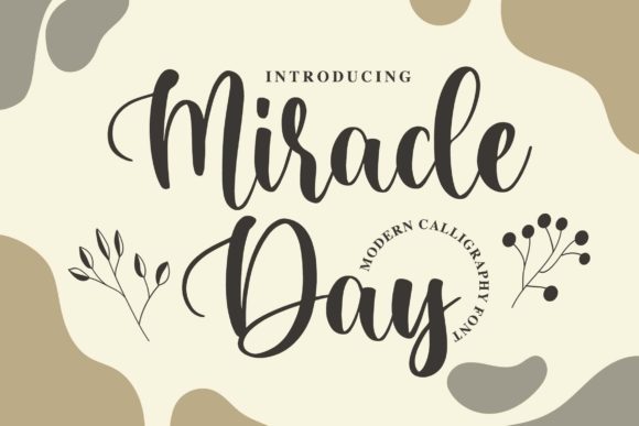 Miracle Day Font: A Handwritten Touch for Every Craft Project