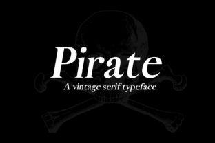 Pirate Font for Crafters and Product Creators