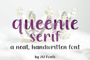 Queenie Serif: A Handwritten Elegance for Branding