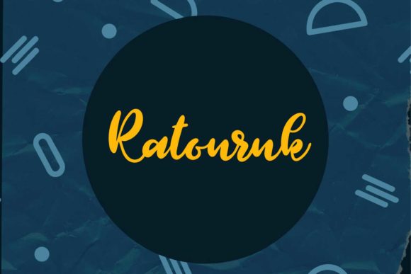 Ratouruk: A Script Font for Creative Digital Campaigns