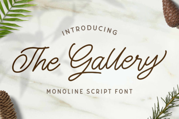 The Gallery: A Script Font for Editorial Elegance