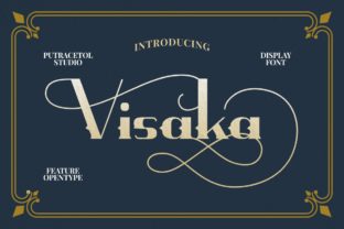 Visaka: A Display Font That Adds Soul to Campaigns