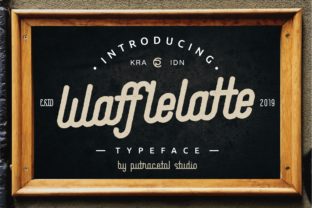Waffle Latte Font for Handmade Magic
