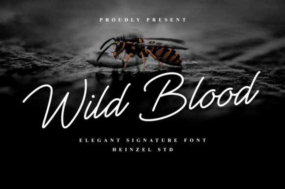 Wild Blood: A Font That Breathes Life into Your Handmade Creations